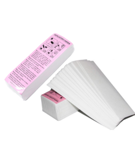 Бумага для депиляции 100 шт.белая,розовая ELPAZA