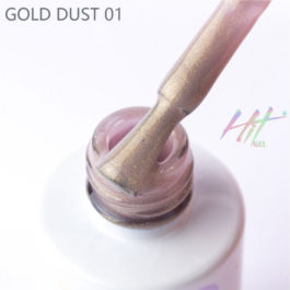 Гель-лак  HIT коллекция Gold dust №01