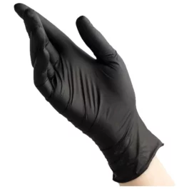 Перчатки нитриловые неопудренные нестерильные черные XL 100шт(50 пар)   NitriMAX