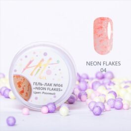 Гель-лак HIT коллекция Neon flakes №04