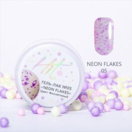 Гель-лак HIT коллекция Neon flakes №05