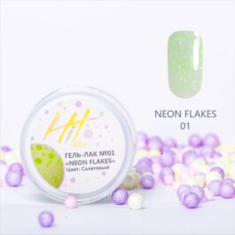 Гель-лак HIT коллекция Neon flakes №01