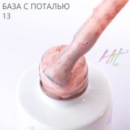 Каучуковая база  с розовой поталью №13 ТМ «HIT gel»