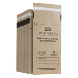 MANITA Крафт-пакеты для стерилизации инструментов 100*200 мм (100 шт./уп.) (кор)
